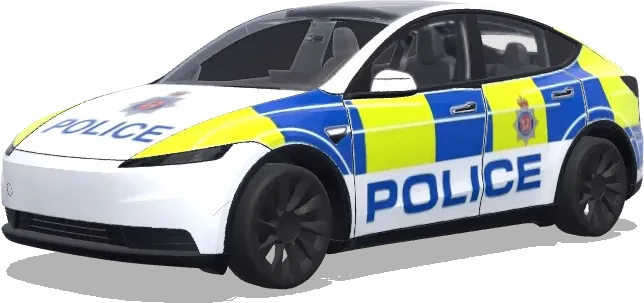 Britische Polizei (uk police) – Tesla Model Y Wrap
