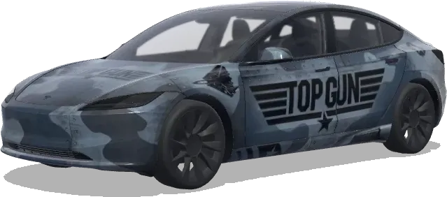 Top Gun (TOPGUN) – Tesla Model 3 Wrap