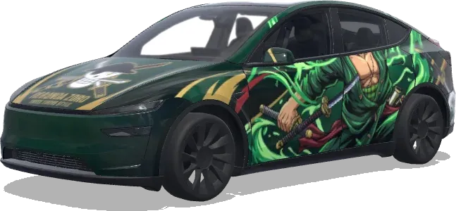Zoro One Piece (zoro one piece) – Tesla Model Y Wrap