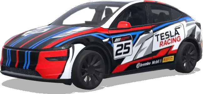 Tesla Racing 25 – Tesla Model Y wrap