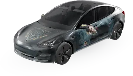 ハリー・ポッター (harry potterr) – テスラ Model 3 ラッピング