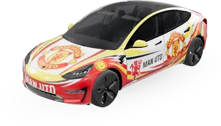 United – Tesla Model 3 Wrap