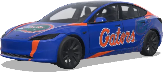 Florida Gators – Tesla Model 3 wrap