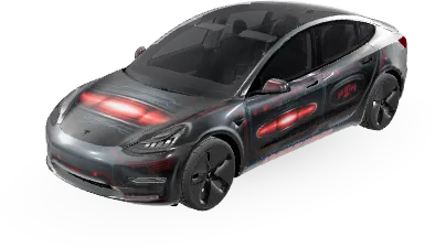 ナイトライダー (K.I.T.T) – テスラ Model 3 ラッピング