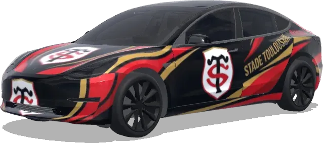 Stade Toulousain – Tesla Model 3 wrap