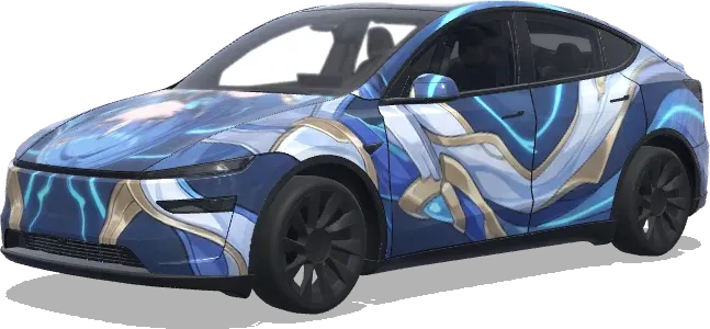 Wuthering Waves Aemis (鸣潮爱弥斯) – Tesla Model Y wrap
