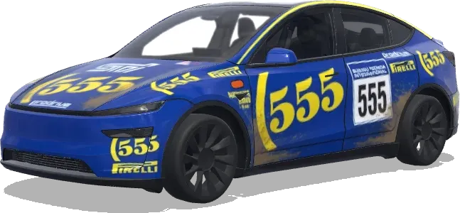 斯巴鲁科林麦克雷拉力版(Subaru Impreza Rally Colin Mcrae) – 特斯拉 Model Y 涂装