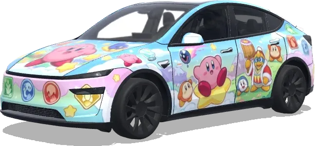 Кирби (星之卡比) – оклейка Tesla Model Y