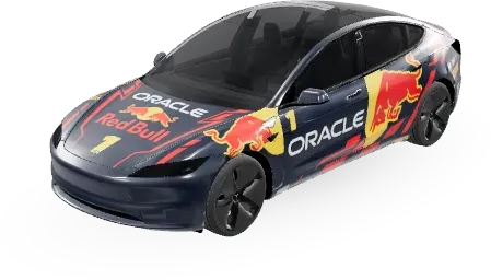 Red Bull (Redbull) – covering Tesla Model 3