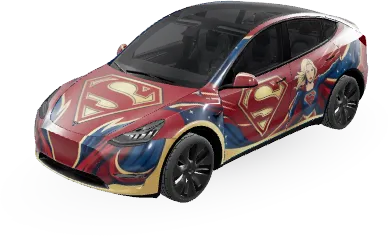 Supergirl (supergirl) – Tesla Model Y Wrap