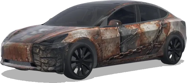 簡單瘋狂麥克斯風(Simples Madmax Thema) – 特斯拉 Model 3 塗裝