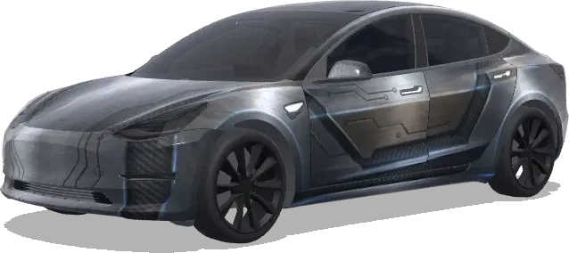 Diseño con imágenes Albedo (Create design with albedo images) – wrap para Tesla Model 3