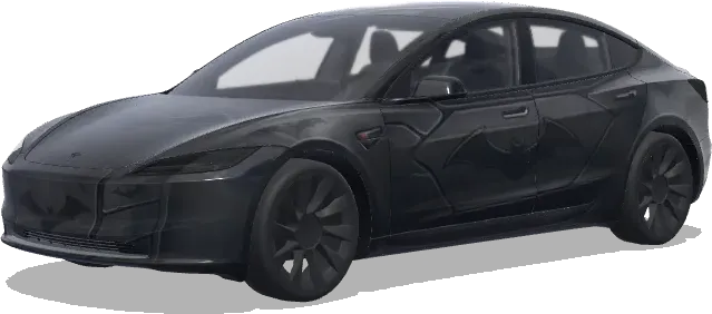 batman – Tesla Model 3 wrap