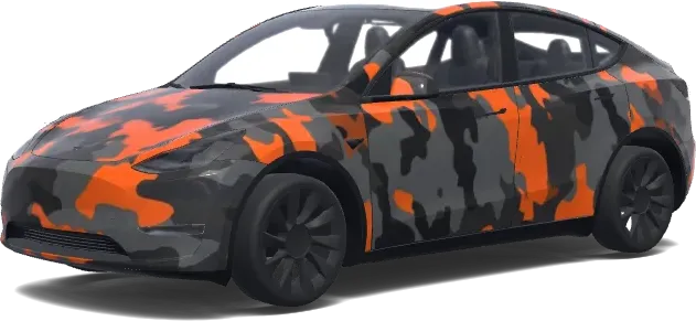 Стиль как у варианта 2 (Make it look like number 2) – оклейка Tesla Model Y