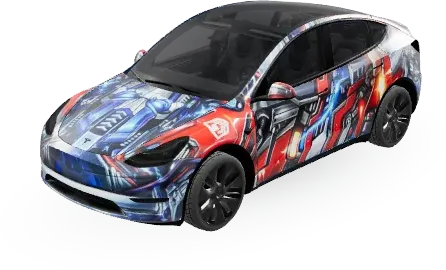 Optimus Prime – wrap para Tesla Model Y