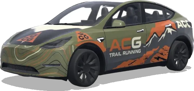 ナイキACGスタイル – テスラ Model Y ラッピング