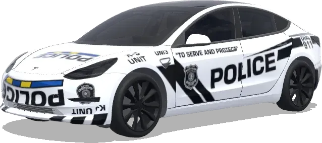 Serve and Protect Patrol – Tesla Model 3 wrap