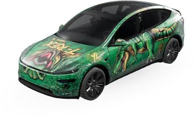 Ти-Рекс (Trex) – оклейка Tesla Model Y L