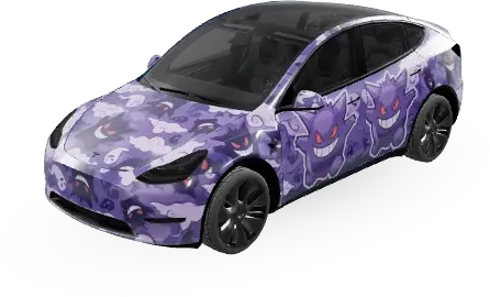 ゲンガー (Gengar) – テスラ Model Y ラッピング