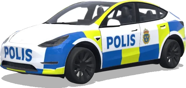 Swedish Police – Tesla Model Y wrap