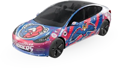 clips – Tesla Model 3 wrap