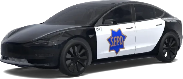 舊金山警察局(San Francisco Police Department) – 特斯拉 Model 3 塗裝
