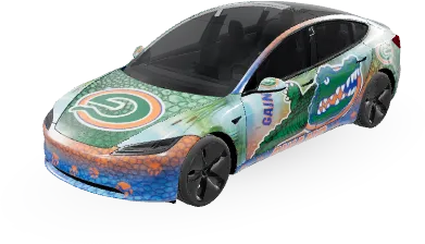 Gators 1 – Tesla Model 3 Wrap