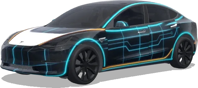 创战纪(Tron) – 特斯拉 Model 3 涂装