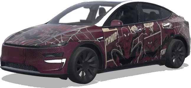 Spider-Man No Way Home – Tesla Model Y Wrap
