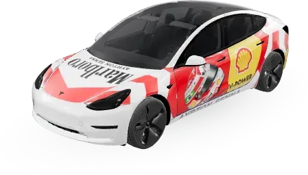 Айртон Сенна I (Ayrton Senna I) – оклейка Tesla Model 3
