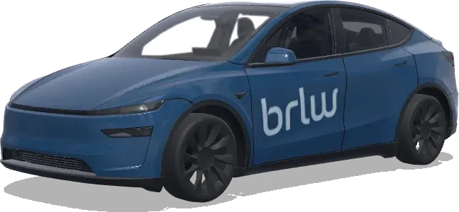 블루 brlw 랩핑 – 테슬라 Model Y 랩핑