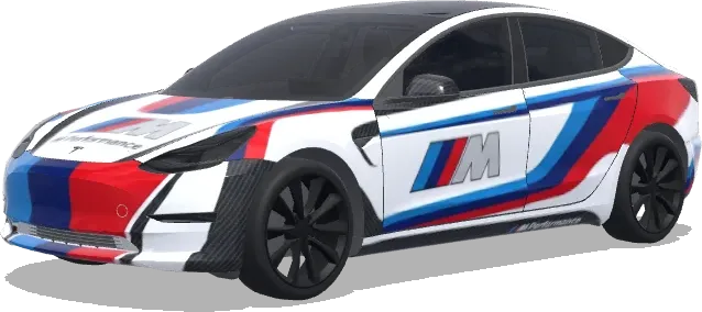bmw – Tesla Model 3 wrap
