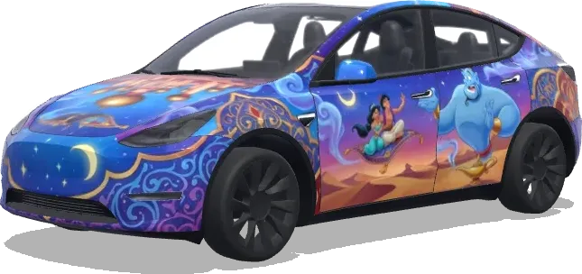 Aladdin – Tesla Model Y Wrap