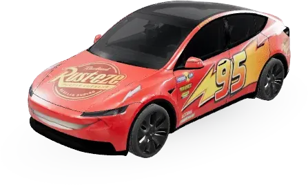 Flash McQueen (Flash Mc Queen) – Tesla Model Y Wrap