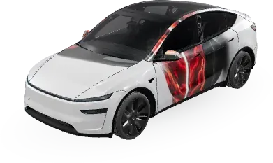 ドラゴンファイアレッド (Dragon Fire Red) – テスラ Model Y ラッピング
