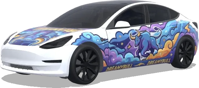 Dreamybull – оклейка Tesla Model 3