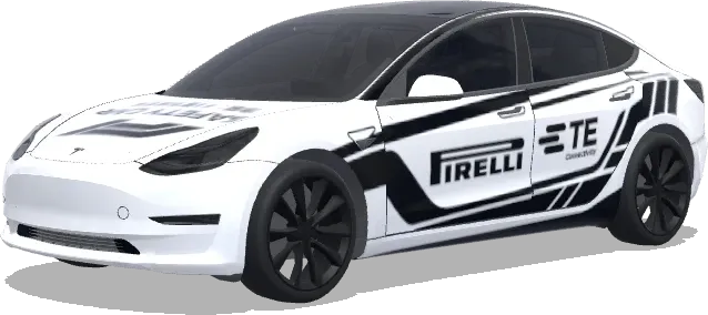 F1 Safety Car – Tesla Model 3 wrap