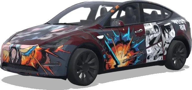 Chainsaw Man Reze (체인소맨 레제) – Tesla Model Y Wrap