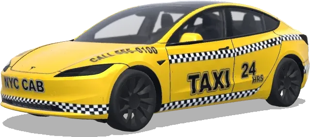 纽约出租车特斯拉 – 特斯拉 Model 3 涂装