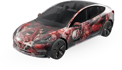 Vecna – Tesla Model 3 Wrap