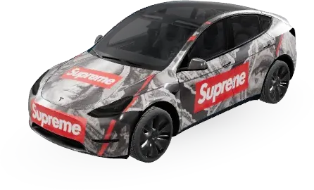 Верховный (The Supreme) – оклейка Tesla Model Y