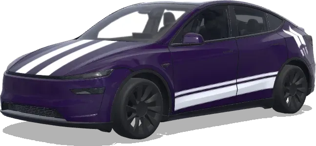 BTS Army – оклейка Tesla Model Y