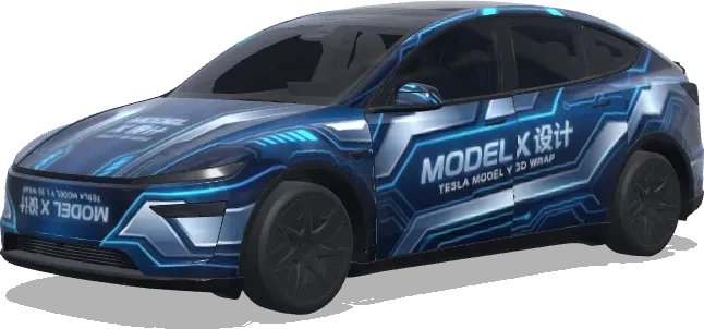 Дизайн Model X (Model X设计) – оклейка Tesla Model Y L