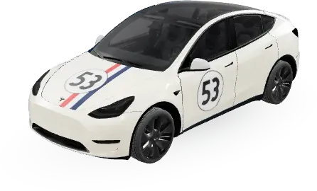 Choupette – Tesla Model Y wrap