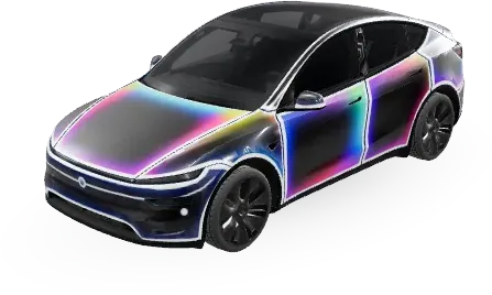 彩虹(rainbow) – 特斯拉 Model Y 涂装