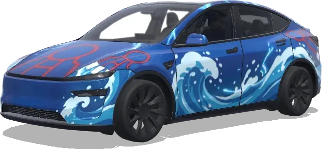 Kyogre (Kyogre from pokemon) – Tesla Model Y Wrap