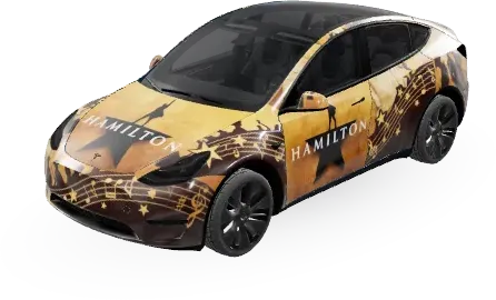 Hamilton Musical (Hamilton musical) – Tesla Model Y Wrap