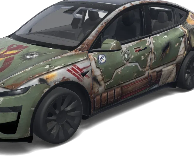 ボバ・フェット (boba fett.) – テスラ Model Y ラッピング