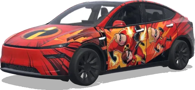 Die Unglaublichen (The Incredibles) – Tesla Model Y Wrap