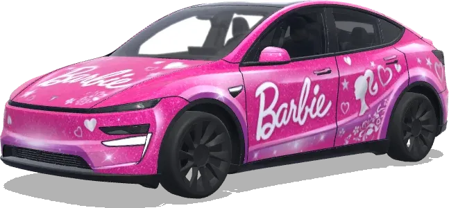 Barbie Traumauto (Barbie dream car) – Tesla Model Y Wrap